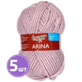 Пряжа Семеновская Arina (1042), светлый ковыль, 5 шт. по 100 г Пряжа Семеновская Arina (1042), светлый ковыль, 5 шт. по 100 г