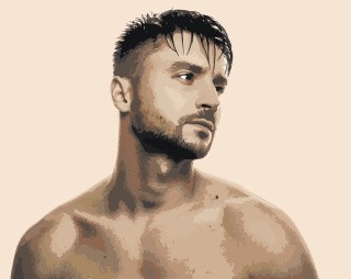 Картина по номерам «Российский музыкант Сергей Лазарев 15»