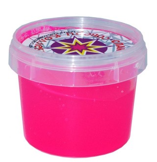 Слайм Стекло серия Party Slime, 100 гр, розовый неон