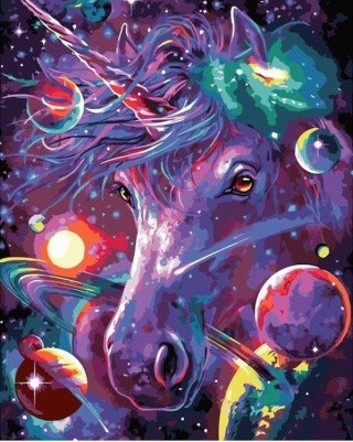 Картина по номерам «Волшебный единорог» Картина по номерам «Волшебный единорог»