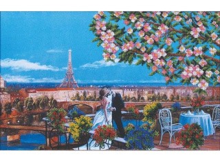 Набор вышивки бисером «Парижский поцелуй»
