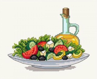 Набор для вышивания «Греческий салат»