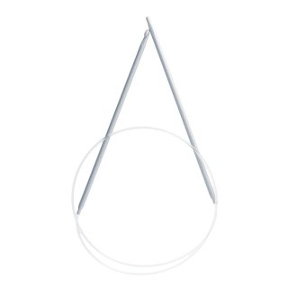 Крючки для вязания циркулярные, металл, 4 мм, 80 см, Gamma Крючки для вязания циркулярные, металл, 4 мм, 80 см, Gamma