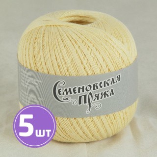 Пряжа Семеновская HIT max (30772), шампанское 5 шт. по 100 г Пряжа Семеновская HIT max (30772), шампанское 5 шт. по 100 г