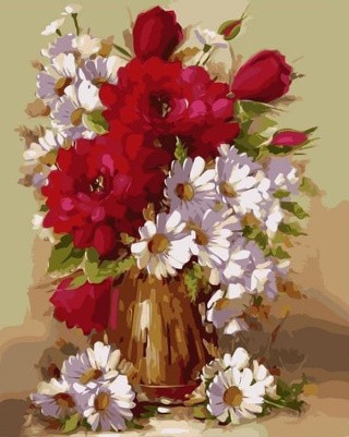 Картина по номерам «Яркий букет» Картина по номерам «Яркий букет»