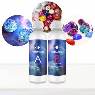 Быстрая эпоксидная смола iCreation 195 г, Resin Pro Быстрая эпоксидная смола iCreation 195 г, Resin Pro