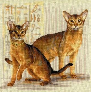 Набор для вышивания «Абиссинские кошки»
