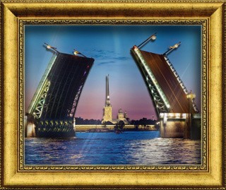 Объемная картина «Дворцовый мост»