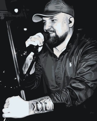Картина по номерам «Рэпер Баста Василий Вакуленко» Картина по номерам «Рэпер Баста Василий Вакуленко»