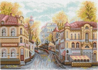 Рисунок на ткани «Московские улочки. Яузский бульвар»