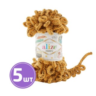 Пряжа ALIZE Puffy (716), леопард, 5 шт. по 100 г Пряжа ALIZE Puffy (716), леопард, 5 шт. по 100 г