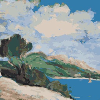 Картина по номерам «Бухта» Картина по номерам «Бухта»