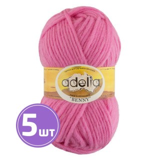 Пряжа Adelia BENNY (785), розовый, 5 шт. по 100 г Пряжа Adelia BENNY (785), розовый, 5 шт. по 100 г