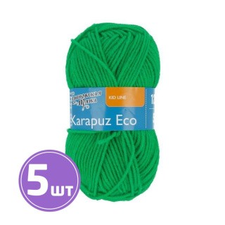 Пряжа Семеновская Karapuz Eco (47), ярко-зеленый 5 шт. по 50 г Пряжа Семеновская Karapuz Eco (47), ярко-зеленый 5 шт. по 50 г