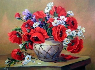 Алмазная вышивка «Чарующие маки» Алмазная вышивка «Чарующие маки»