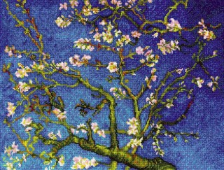 Набор для вышивания «Цветущий миндаль» по мотивам картины Ван Гога