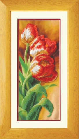 Набор для вышивки бисером «Тюльпаны»