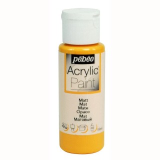 Краска акриловая Pebeo Acrylic Paint декоративная матовая (Абрикос), 59 мл