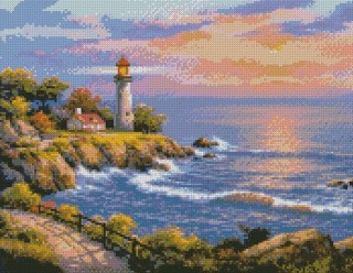 Алмазная вышивка «Маяк надежды» Алмазная вышивка «Маяк надежды»
