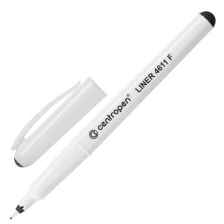 Ручка капиллярная (линер) черная CENTROPEN «Liner», линия письма 0,3 мм