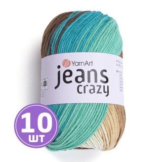 Пряжа YarnArt Jeans Crazy (Джинс Крейзи) (8216), мультиколор, 10 шт. по 50 г
