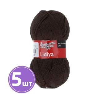 Пряжа Семеновская Lidiya (666), кофе 5 шт. по 100 г Пряжа Семеновская Lidiya (666), кофе 5 шт. по 100 г