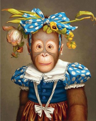 Алмазная вышивка «Веселая обезьяна» Алмазная вышивка «Веселая обезьяна»