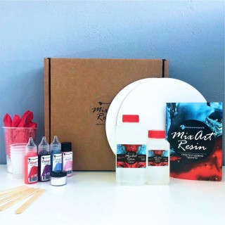 Набор для рисования MixArt Resin MINI BOX Полярная ночь Набор для рисования MixArt Resin MINI BOX Полярная ночь