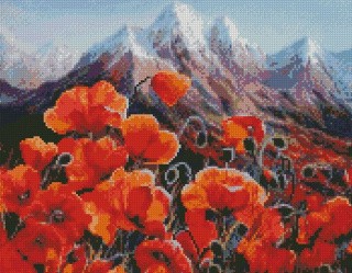 Алмазная вышивка «Маковое поле» Алмазная вышивка «Маковое поле»