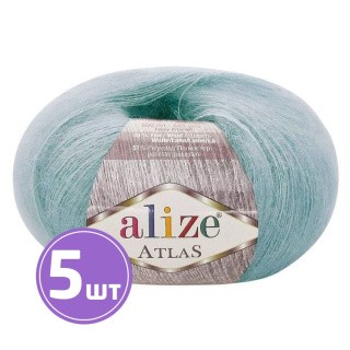 Пряжа ALIZE Atlas (19), водяная зелень, 5 шт. по 50 г