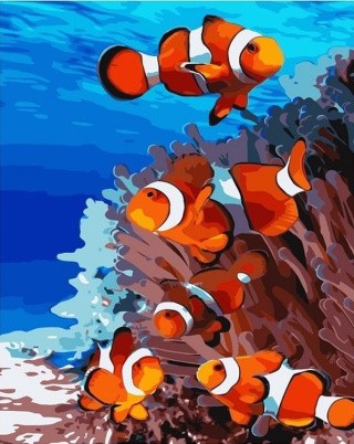 Картина по номерам «В подводном мире» Картина по номерам «В подводном мире»