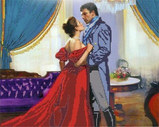 Рисунок на канве «После бала» Рисунок на канве «После бала»