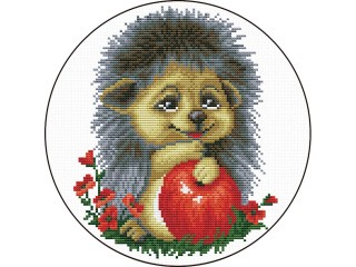 Набор для вышивания «Ежик с яблоком»