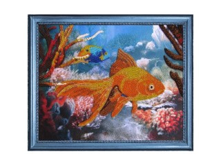 Набор для вышивания бисером «Рыбка» Набор для вышивания бисером «Рыбка»