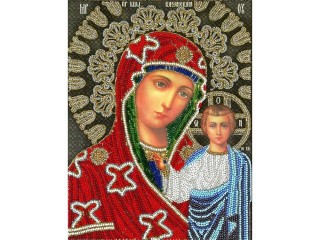 Набор вышивки бисером «Казанская Богородица» (трунцал)