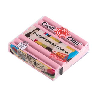 Полимерная глина Craft&Clay, цвет: 1045 розовый кварц, 52 г
