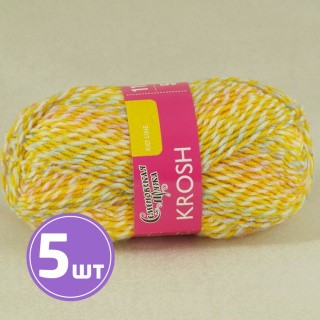 Пряжа Семеновская Krosh (4062), канарейка-мультиколор 5 шт. по 50 г Пряжа Семеновская Krosh (4062), канарейка-мультиколор 5 шт. по 50 г