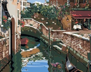 Картина по номерам «Цветущая Венеция»