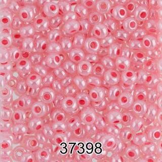 Бисер Чехия круглый 5 10/0, 2,3 мм, 500 г, цвет: 37398 розовый