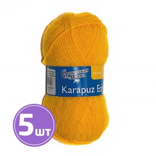 Пряжа Семеновская Karapuz Eco (216), канарейка 5 шт. по 50 г Пряжа Семеновская Karapuz Eco (216), канарейка 5 шт. по 50 г