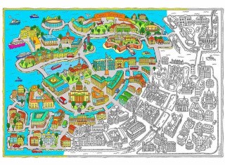 Карта-раскраска «Санкт-Петербург»