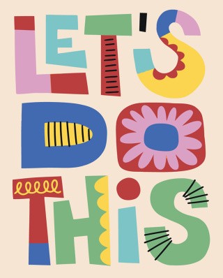 Картина по номерам Яркий мотиватор с цветком Картина по номерам Яркий мотиватор с цветком