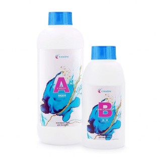 Прозрачная эпоксидная смола для рисования Creative (жидкая), 750 г Прозрачная эпоксидная смола для рисования Creative (жидкая), 750 г