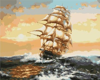 Картина по номерам «На всех парусах» Картина по номерам «На всех парусах»