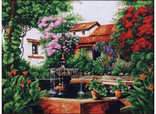 Набор вышивки бисером «Дворик жизни» Набор вышивки бисером «Дворик жизни»