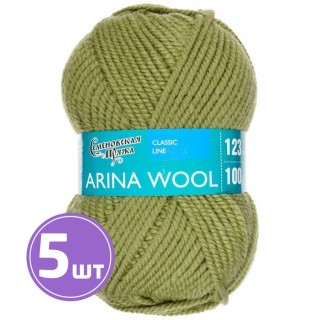 Пряжа Семеновская Arina W (10), фисташковый, 5 шт. по 100 г Пряжа Семеновская Arina W (10), фисташковый, 5 шт. по 100 г