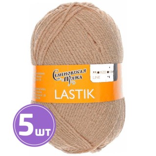 Пряжа Семеновская Lastik (70017), светло-бежевый 5 шт. по 100 г Пряжа Семеновская Lastik (70017), светло-бежевый 5 шт. по 100 г