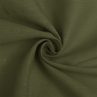 Ткань льняная, 190 г/м², 5 м x 140 см, цвет: полынь, TBY
