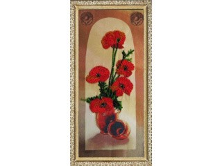 Набор для вышивания бисером «Маки» Набор для вышивания бисером «Маки»