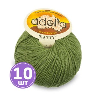 Пряжа Adelia KATTY (20), зелёный, 10 шт. по 50 г Пряжа Adelia KATTY (20), зелёный, 10 шт. по 50 г